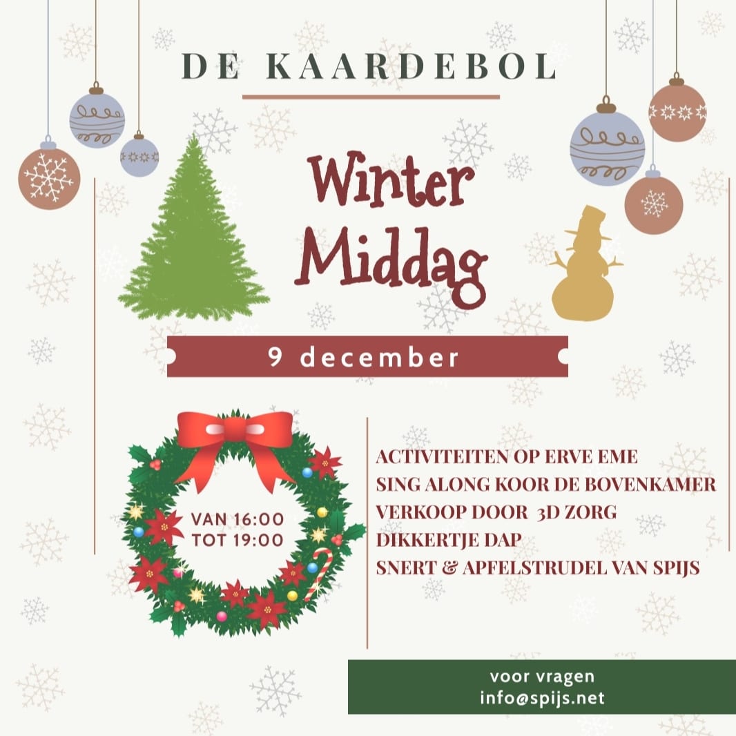 De Kaardebol Wintermiddag